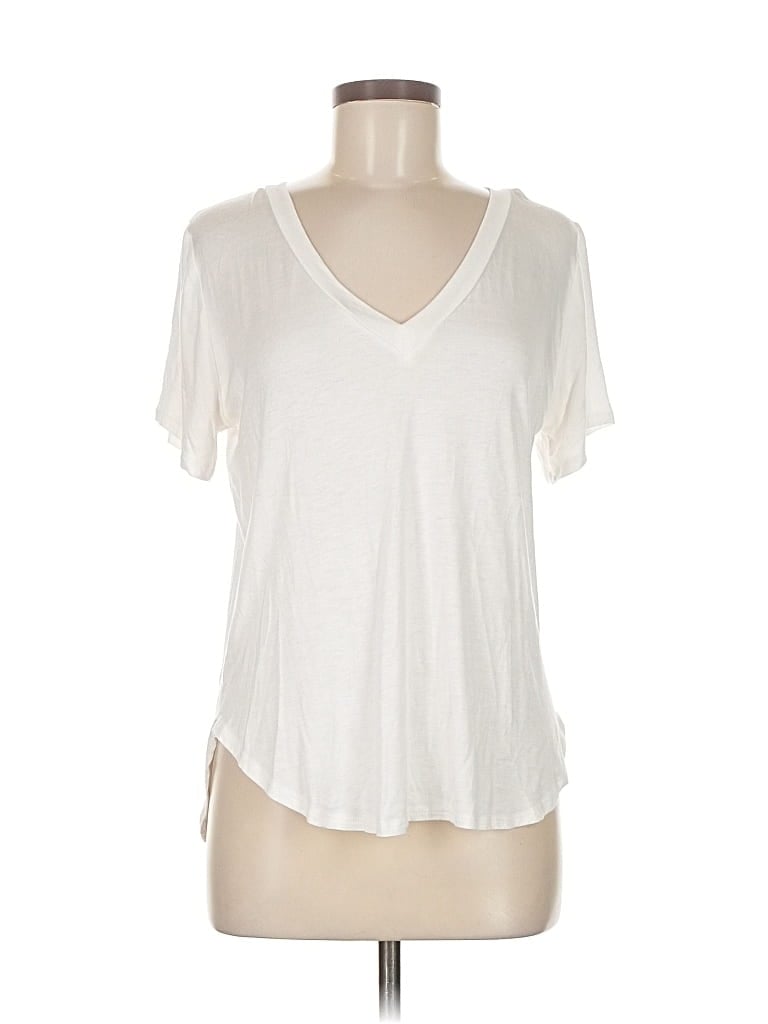 Pre-owned Lulus Short Sleeve T-shirt In White