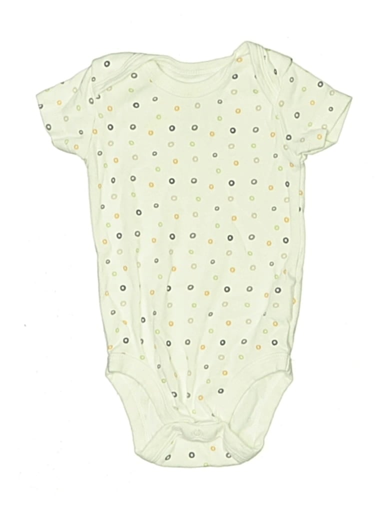 Pre-owned Assorted Brands Babies' Short Sleeve Onesie In Green