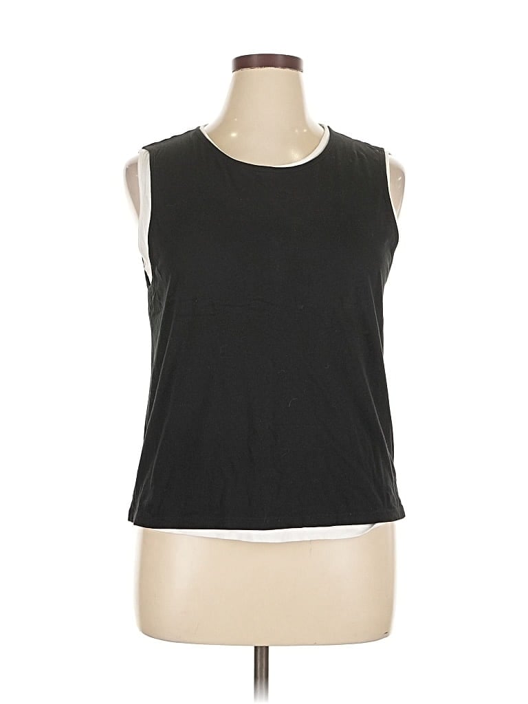 Pre-owned Lilla P Sleeveless T-shirt In Black