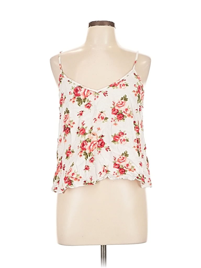 Pre-owned Xxi Sleeveless Blouse In White