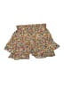Dress Forum 100% Polyester Floral Yellow Shorts Size S - photo 1