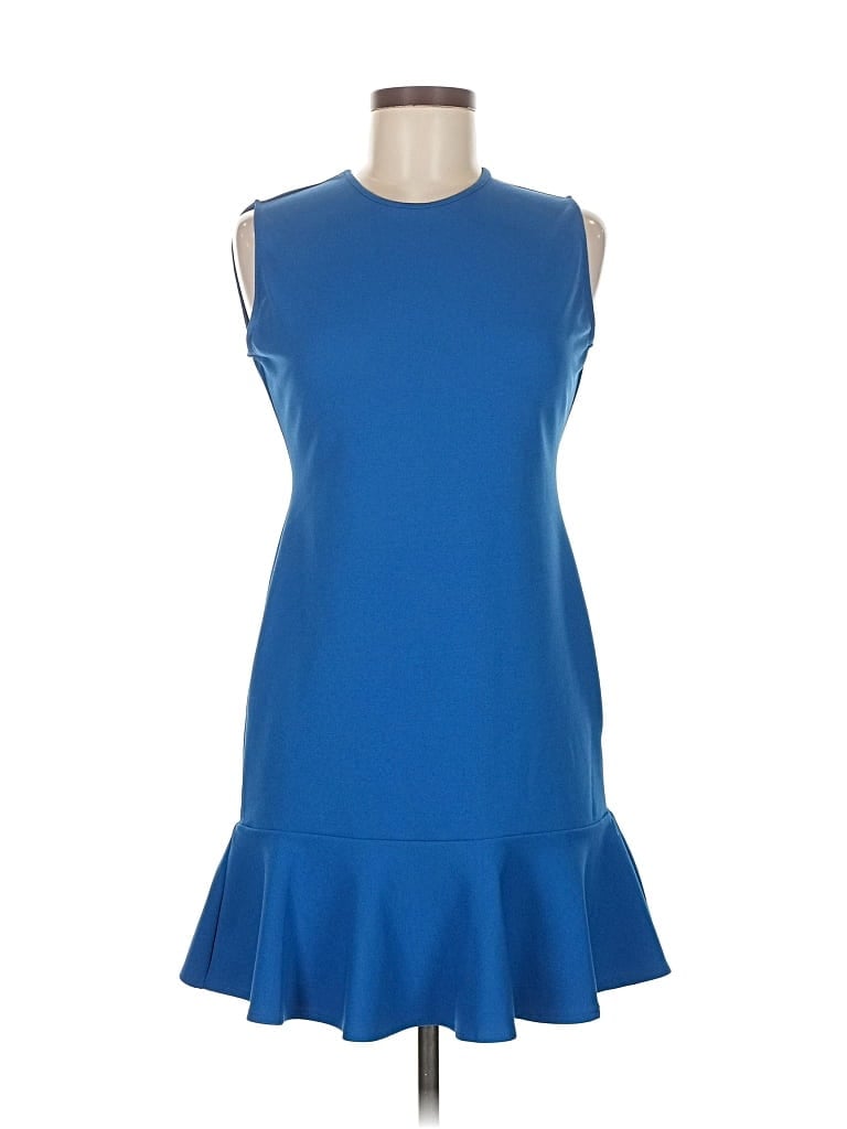 Pre-owned Zara W&b Collection Cocktail Dress In Blue