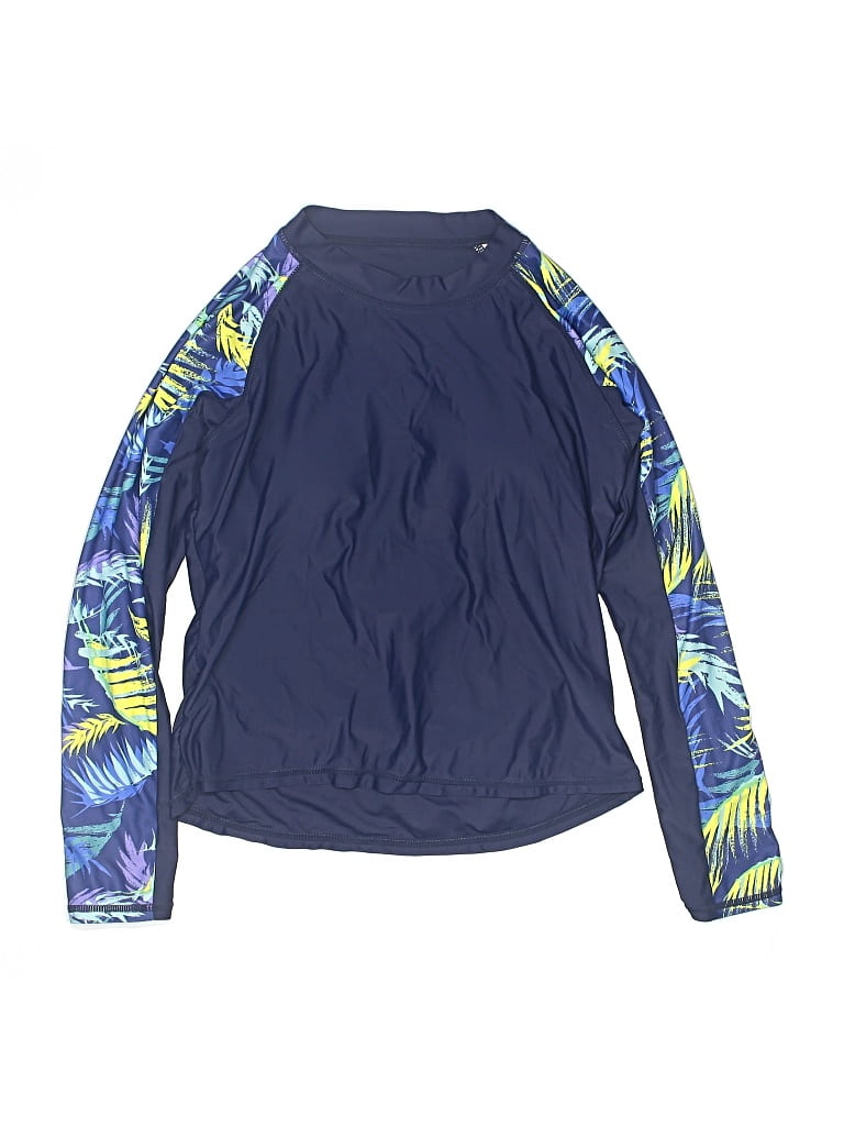 Pre-owned Assorted Brands Kids' Rash Guard In Blue