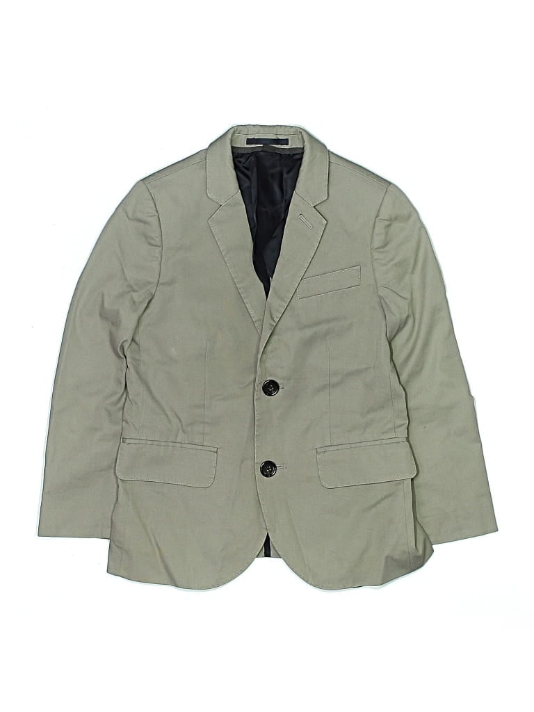 Pre-owned Crewcuts Kids' Blazer Jacket In Green