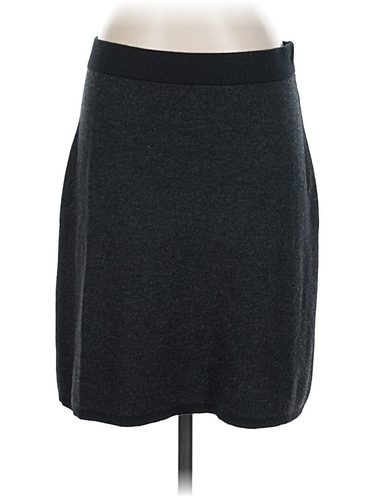 Pre-owned Royal Robbins Wool Skirt In Gray