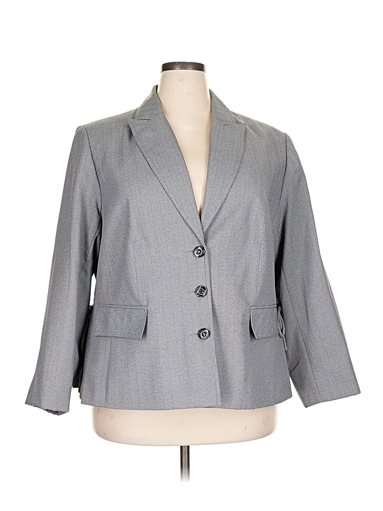 Pre-owned Giorgio Sant'angelo Blazer Jacket In Gray
