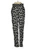 Unbranded 100% Rayon Print Black Casual Pants Size XS - photo 1