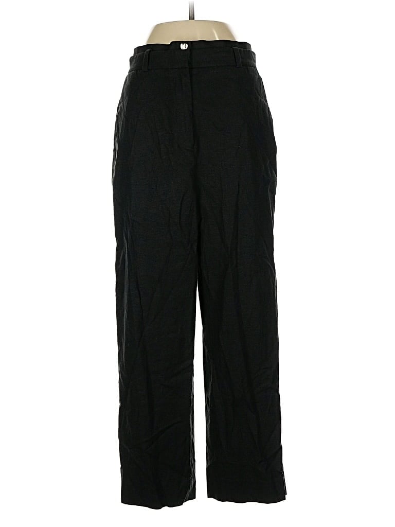 Pre-owned Favorite Daughter Linen Pants In Black