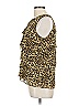 MICHAEL Michael Kors 100% Polyester Gold Sleeveless Blouse Size L - photo 5