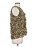 MICHAEL Michael Kors 100% Polyester Gold Sleeveless Blouse Size L - photo 4