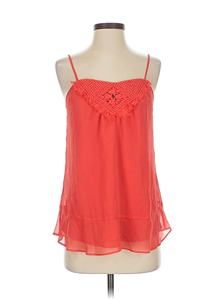 BANANA REPUBLIC Pre-owned Sleeveless Blouse In Red