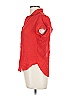 Manon Red Short Sleeve Blouse Size L - photo 5