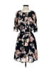 DR2 Floral Black Casual Dress Size S - photo 1