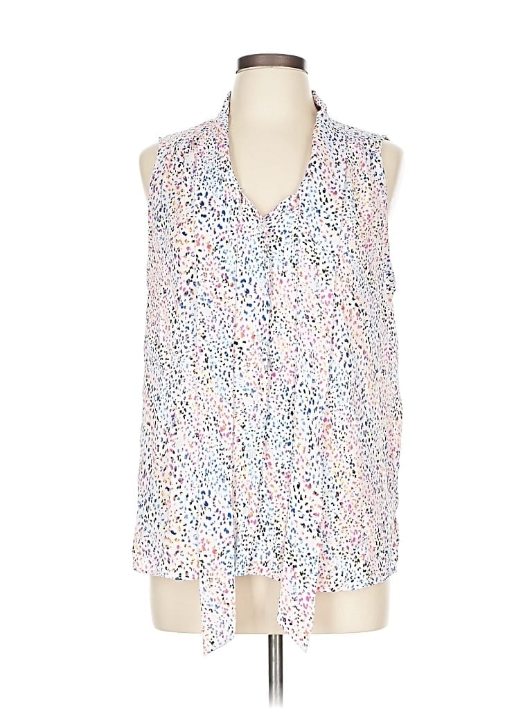 Click to view more detailed imagery on our partner's website Pre-owned Jones New York Sleeveless Blouse In White