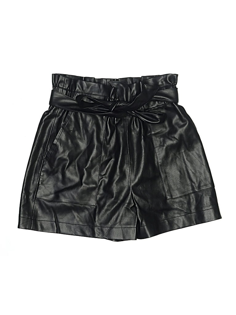 Pre-owned Zara Basic Shorts In Black