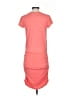 Athleta Solid Orange Casual Dress Size S - photo 2