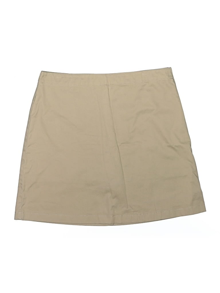 Pre-owned Lands' End Active Skort In Brown