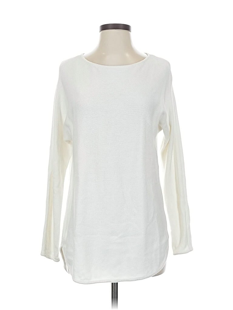 Pre-owned Michael Michael Kors Pullover Sweater In White