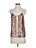 LeyenDecker 100% Silk Silver Sleeveless Silk Top Size 2 - photo 1