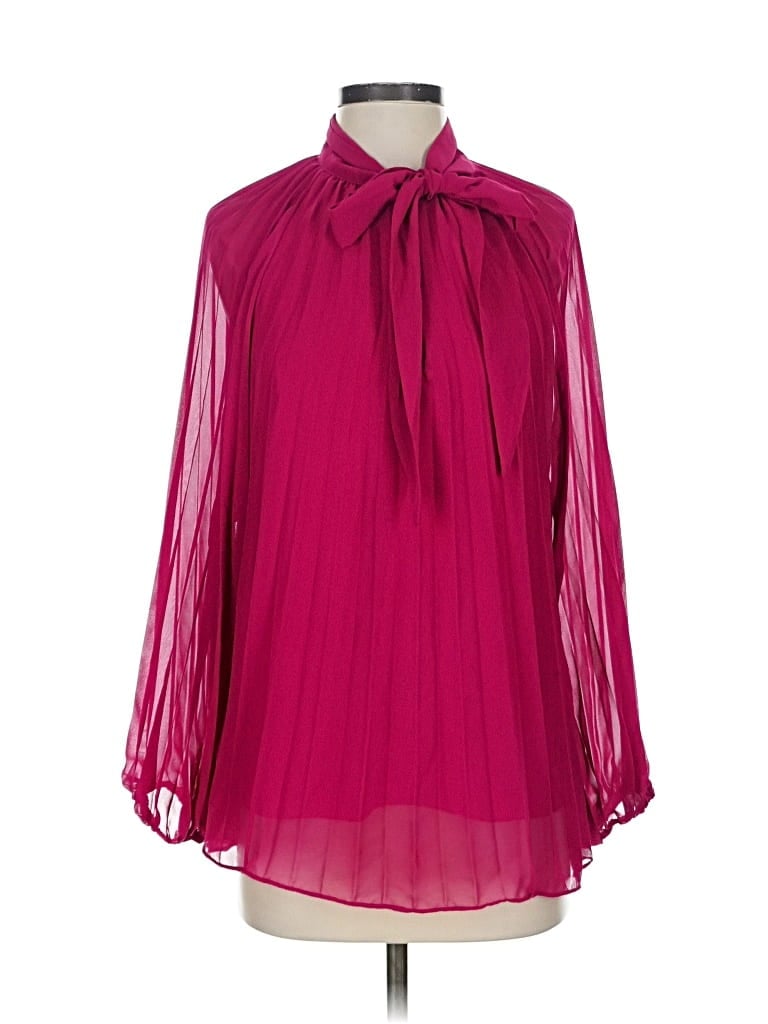 Click to view more detailed imagery on our partner's website Pre-owned Bishop + Young Long Sleeve Blouse In Pink