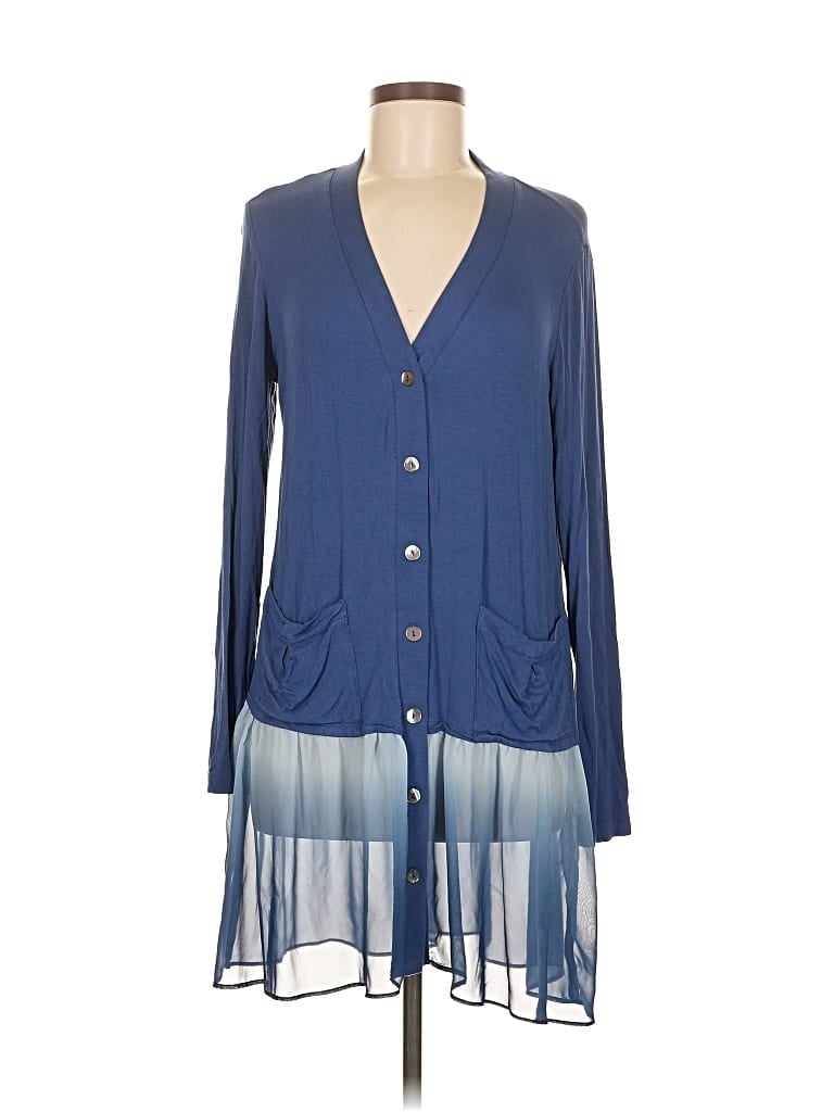 Pre-owned Logo By Lori Goldstein Casual Dress In Blue