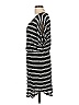 Splendid Stripes Black Casual Dress Size L - photo 5