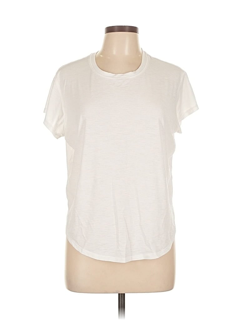 Pre-owned Calia Short Sleeve T-shirt In White