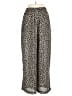 Compagnie Internationale Express 100% Polyester Print Black Casual Pants Size L - photo 2
