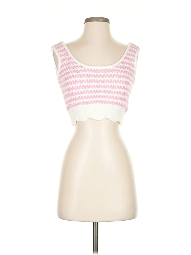 Click to view more detailed imagery on our partner's website Pre-owned Yllw Sweater Vest In Pink