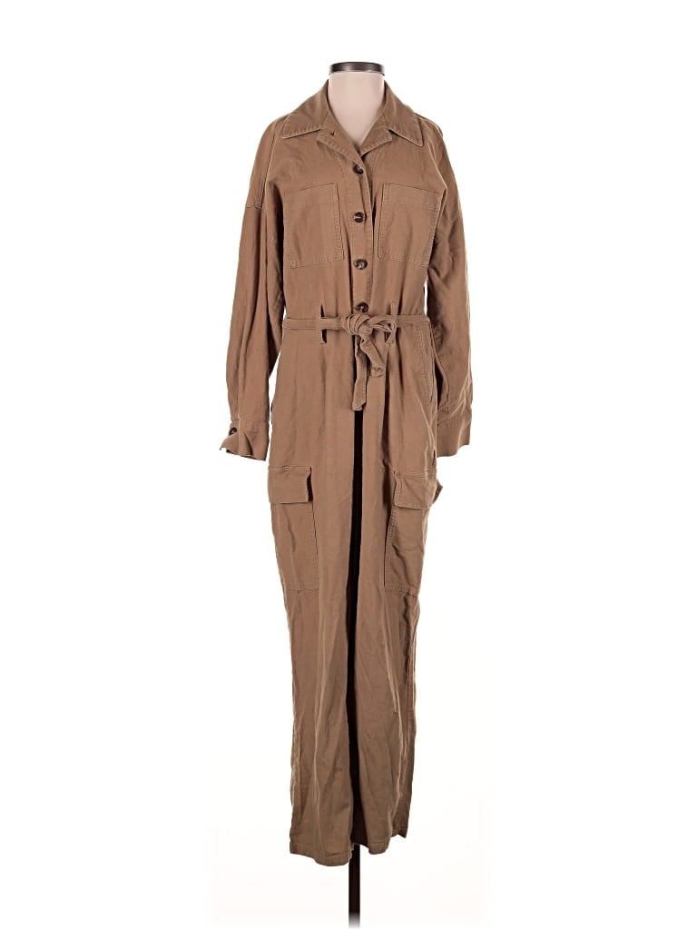 Pre-owned H&m Jumpsuit In Brown