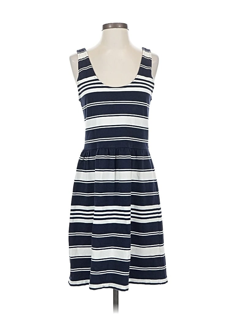 Pre-owned J.crew Factory Store Casual Dress In Blue