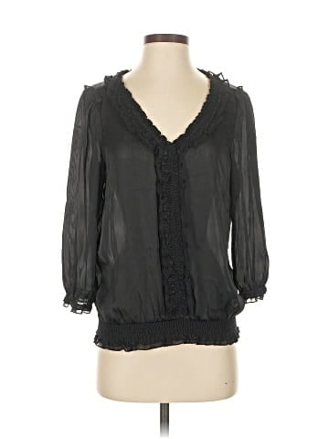 White House Black Market 3/4 Sleeve Blouse (view 1)
