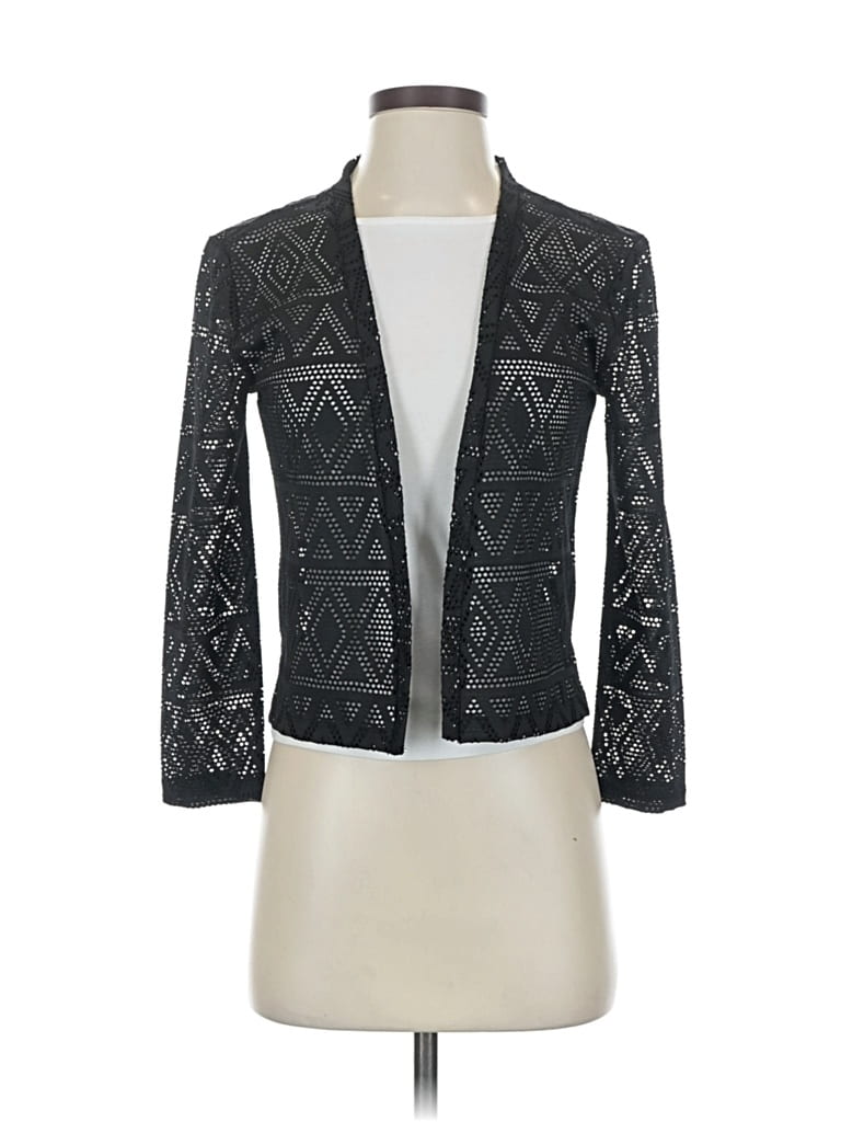 Pre-owned Tahari By Asl Cardigan Sweater In Black
