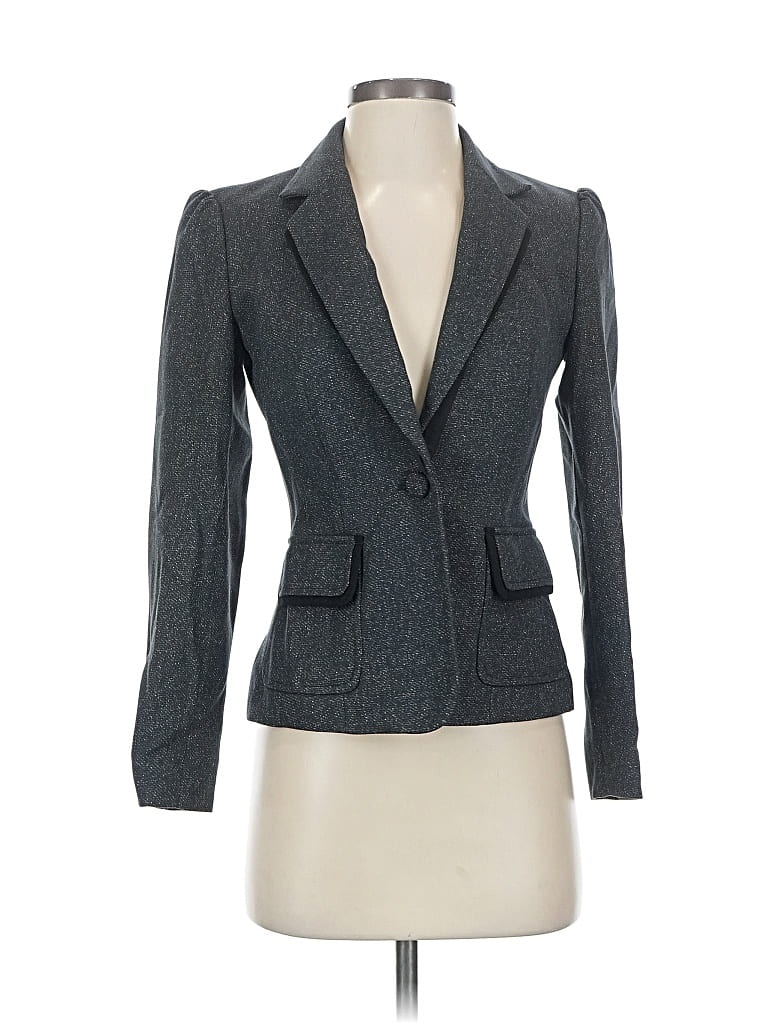 Pre-owned Banana Republic Factory Store Blazer Jacket In Gray