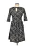 Aqua Tweed Gray Casual Dress Size XS - photo 2