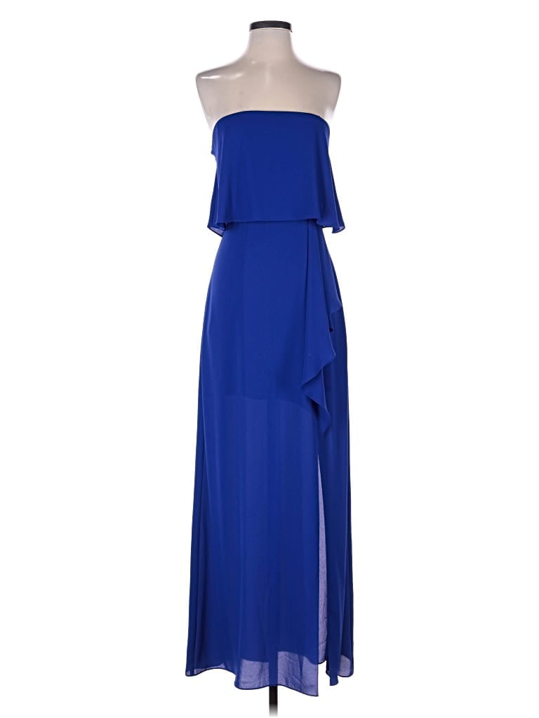 Pre-owned Bcbgmaxazria Cocktail Dress In Blue