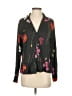 Josie Natori 100% Polyester Black Long Sleeve Blouse Size S - photo 1