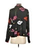 Josie Natori 100% Polyester Black Long Sleeve Blouse Size S - photo 2