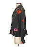 Josie Natori 100% Polyester Black Long Sleeve Blouse Size S - photo 5