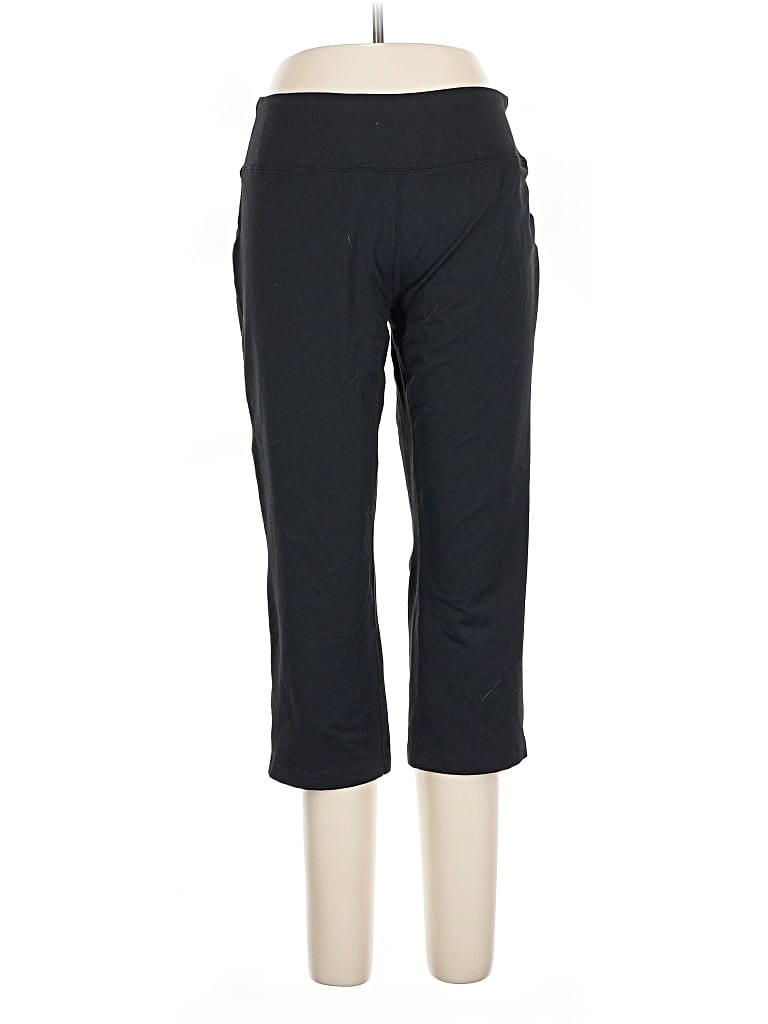 Pre-owned Lands' End Active Pants In Black