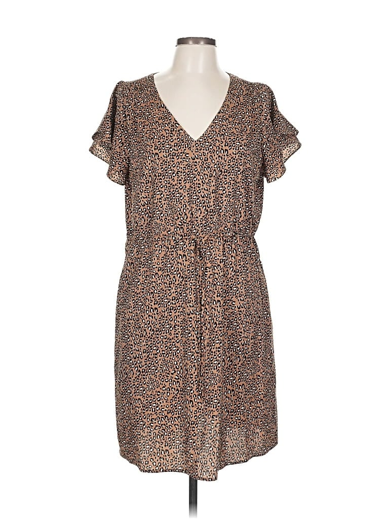 Pre-owned Goodthreads Casual Dress In Brown