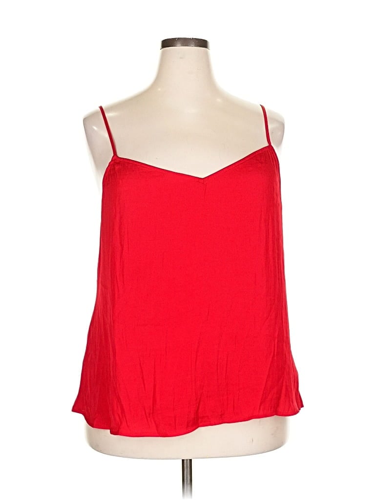 Pre-owned Gap Body Sleeveless Blouse In Red