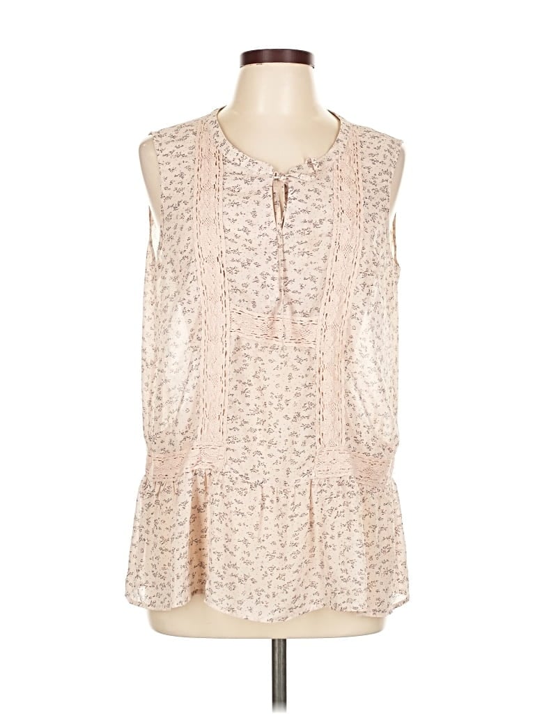 Pre-owned Dr2 Sleeveless Blouse In White