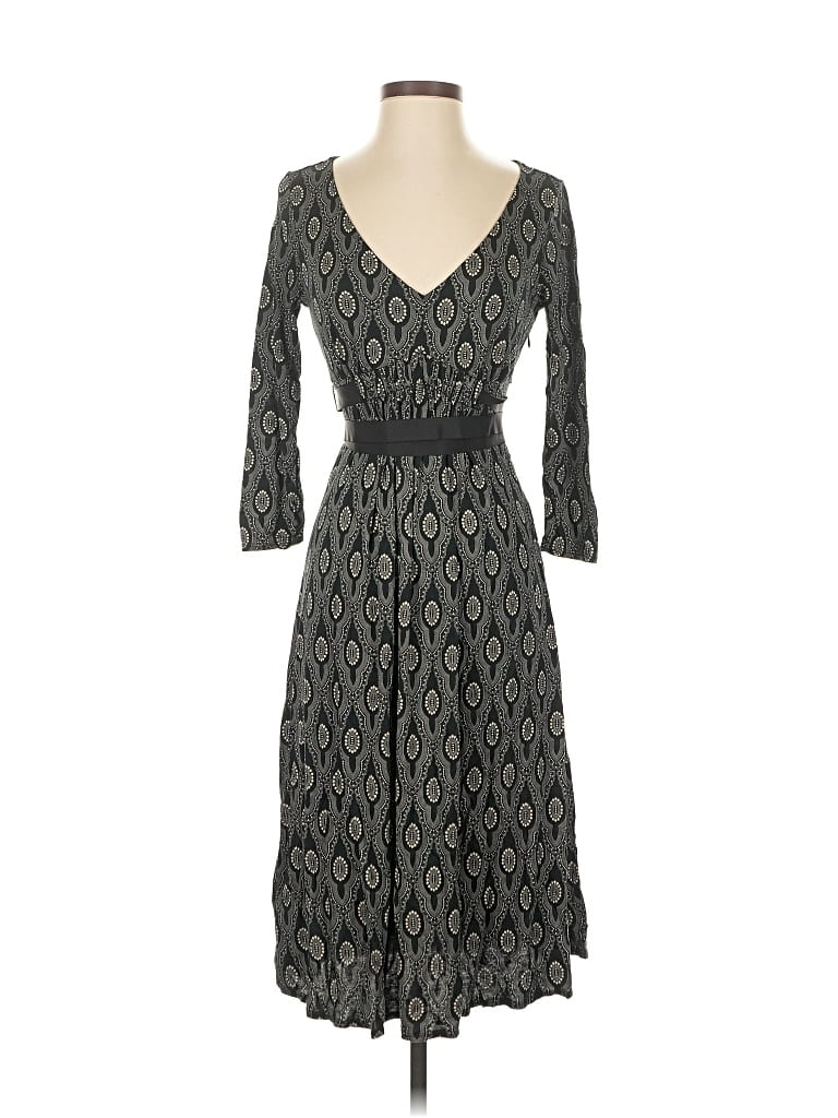 Pre-owned Ann Taylor Loft Casual Dress In Gray