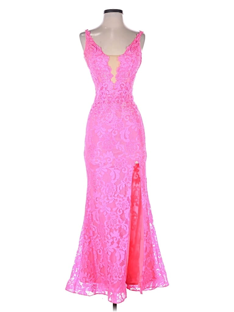 Click to view more detailed imagery on our partner's website Pre-owned La Femme Cocktail Dress In Pink