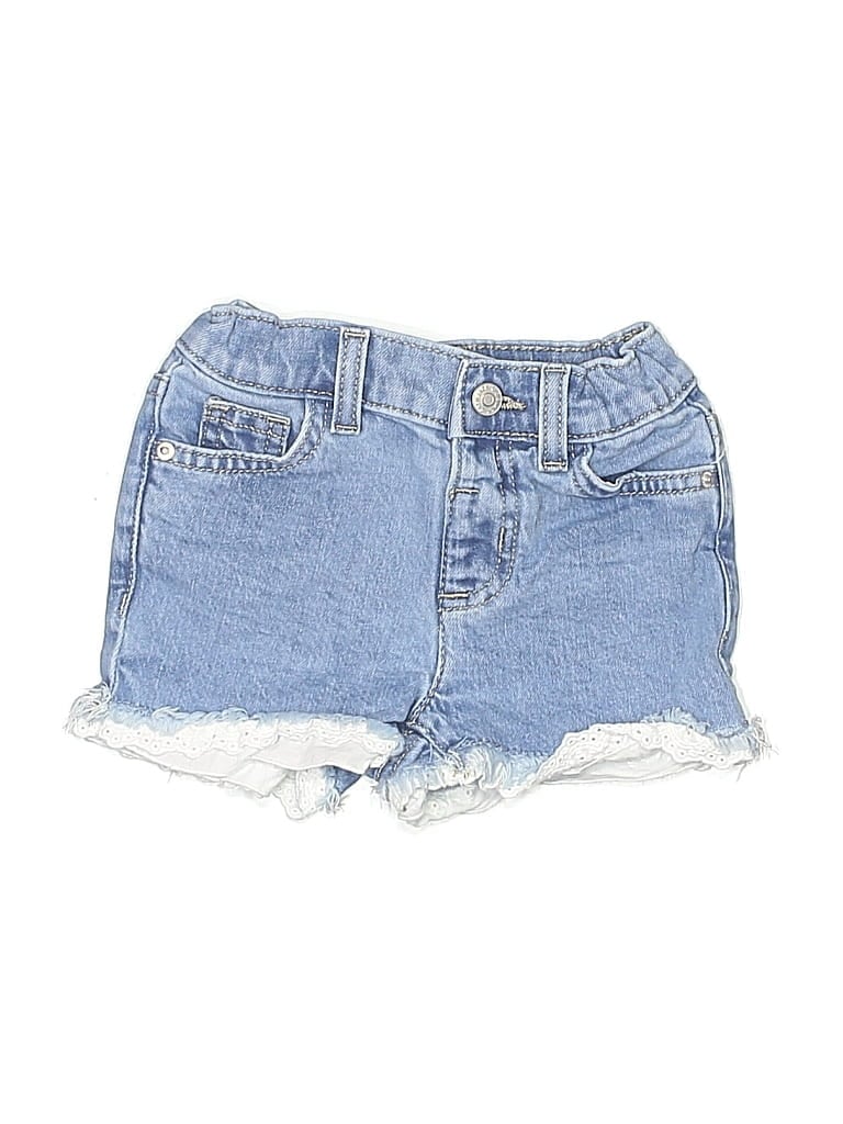 Pre-owned Cat & Jack Kids' Denim Shorts In Blue