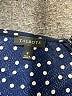 Talbots 100% Viscose Polka Dots Blue Jumpsuit Size 8 - photo 4