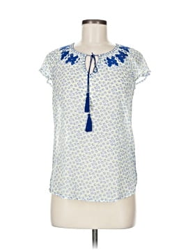 Skies Are Blue Short Sleeve Blouse