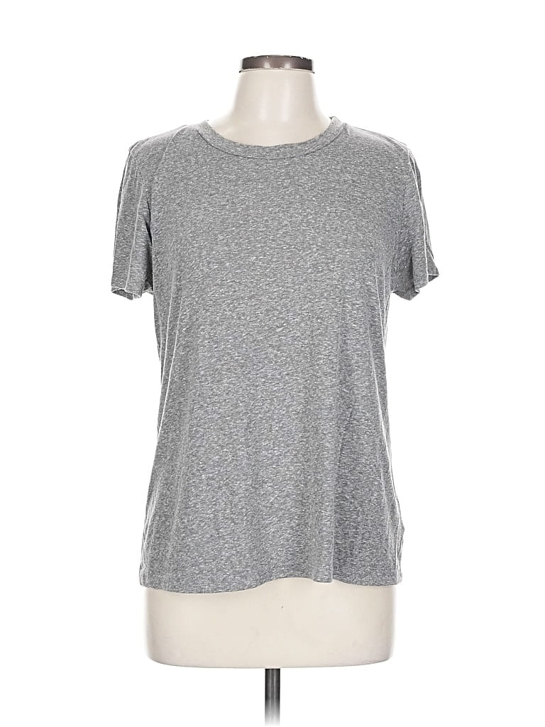 T.LA Pre-owned Short Sleeve T-shirt In Silver
