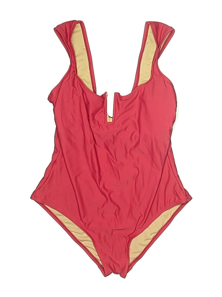 Pre-owned Kona Sol One Piece Swimsuit In Burgundy